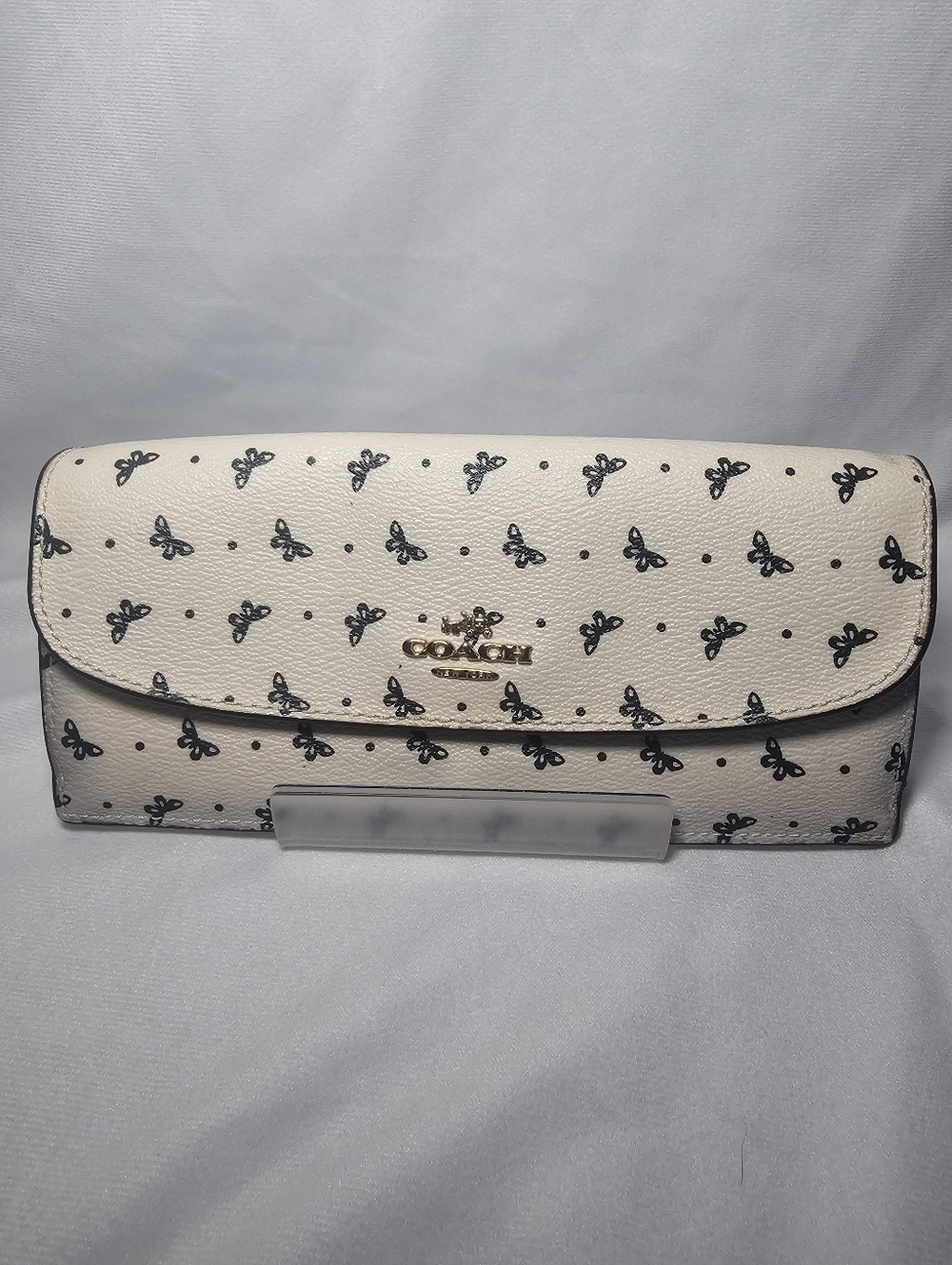 Coach Butterfly Print Slim Envelope Wallet